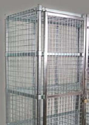 Stainless Steel Security Shelf Cage 09045 - Refrigeration Connect